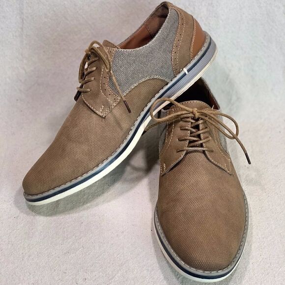 La Milano Canvas Oxfords Mens Size 9.5M - Picture 5 of 16
